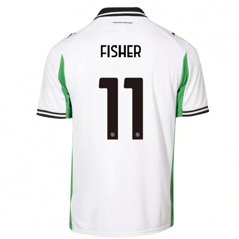 Danxen Hombre Camiseta Samantha Tru Fisher Conde #11 Blanco Verde Negro 2ª Equipación 2025/26 La Camisa