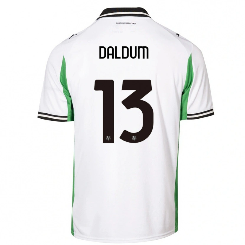 Danxen Hombre Camiseta Sonosi Daldum #13 Blanco Verde Negro 2ª Equipación 2025/26 La Camisa