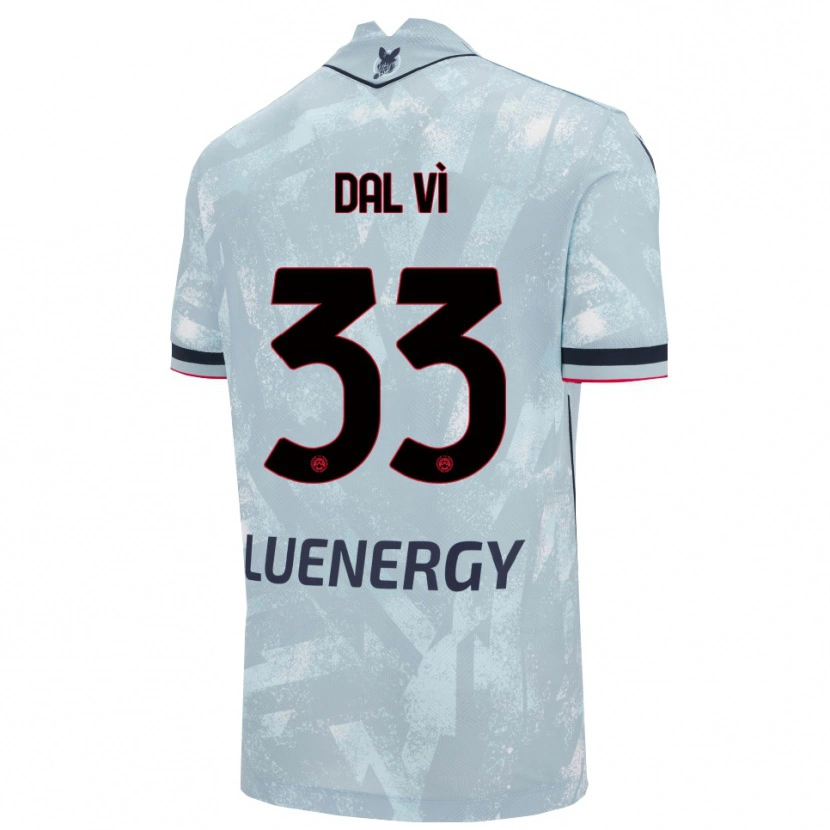 Danxen Hombre Camiseta Matteo Dal Vì #33 Azul Claro Negro 2ª Equipación 2025/26 La Camisa