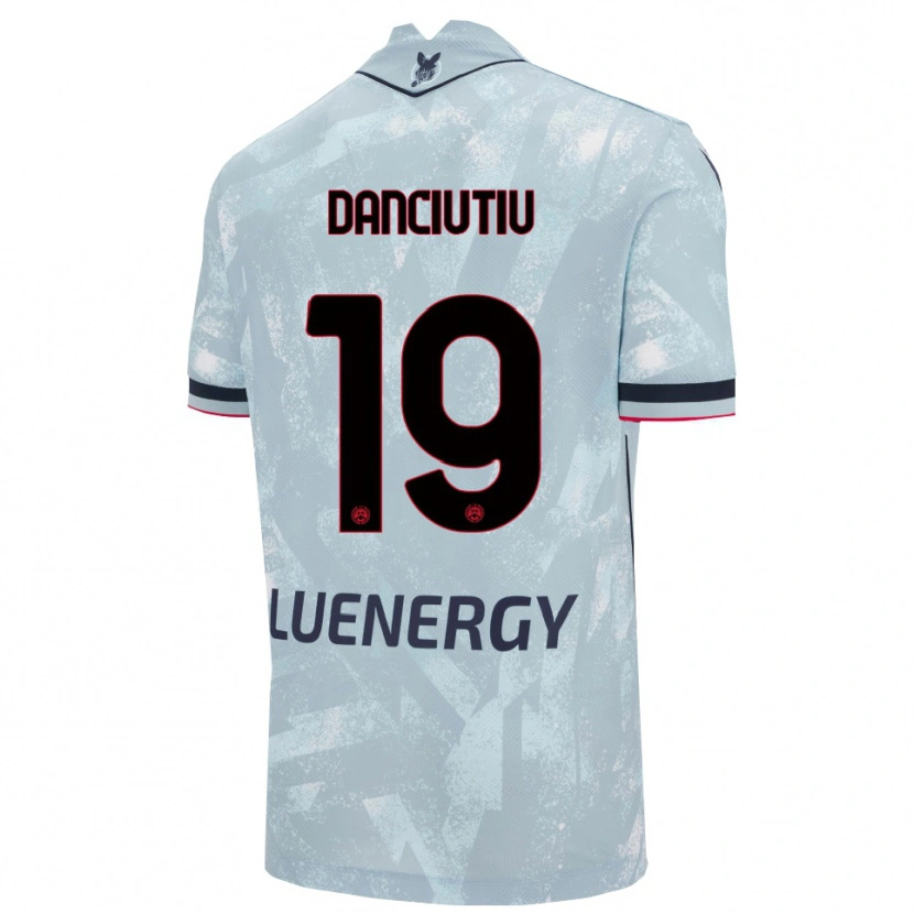 Danxen Hombre Camiseta Vlad Danciuțiu #19 Azul Claro Negro 2ª Equipación 2025/26 La Camisa