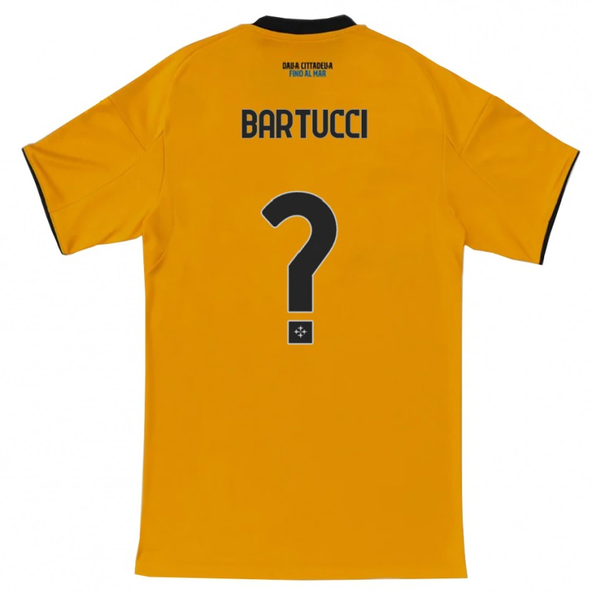 Danxen Hombre Camiseta Manuel Bartucci #0 Naranja Azul 2ª Equipación 2025/26 La Camisa