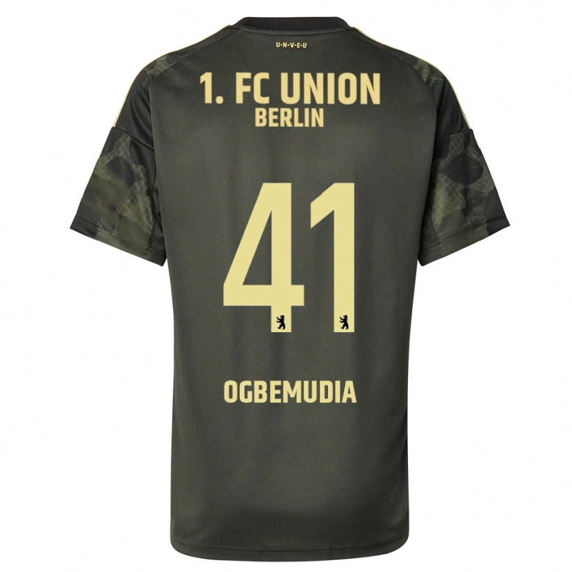 Danxen Hombre Camiseta Oluwaseun Ogbemudia #41 Verde Oscuro Negro 2ª Equipación 2025/26 La Camisa
