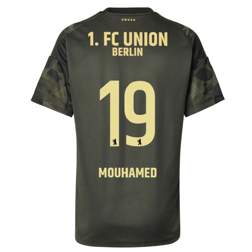 Danxen Hombre Camiseta Riyad Mouhamed #19 Verde Oscuro Negro 2ª Equipación 2025/26 La Camisa