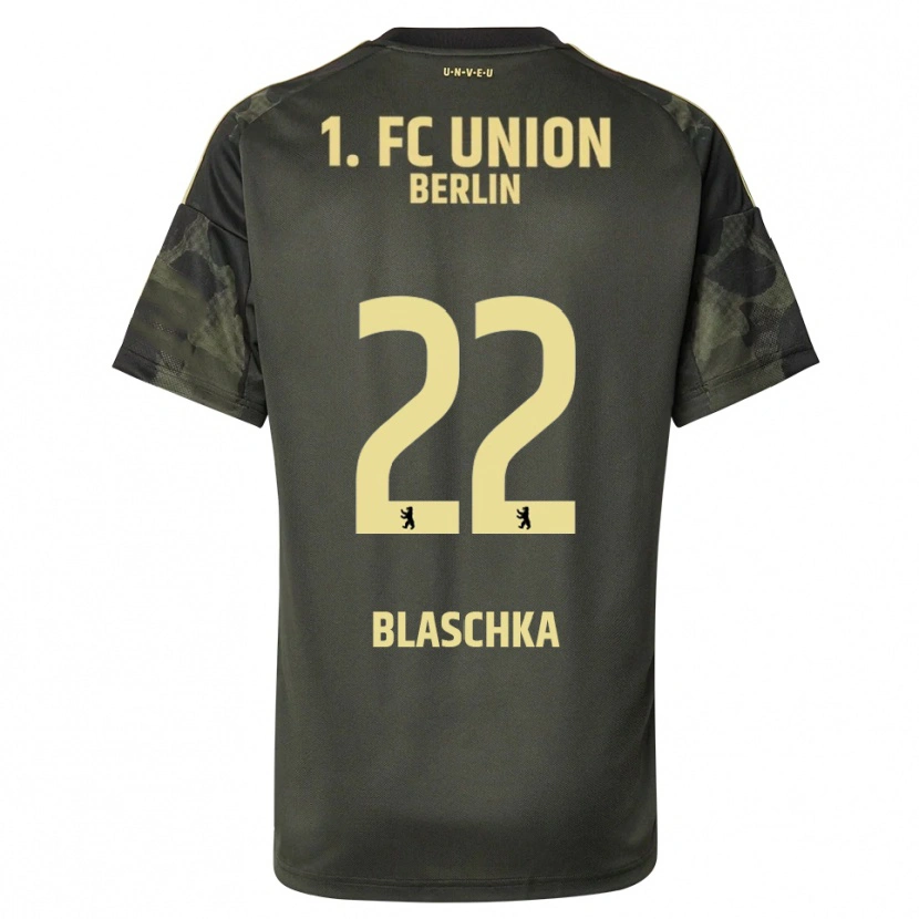Danxen Hombre Camiseta Anouk Blaschka #22 Verde Oscuro Negro 2ª Equipación 2025/26 La Camisa