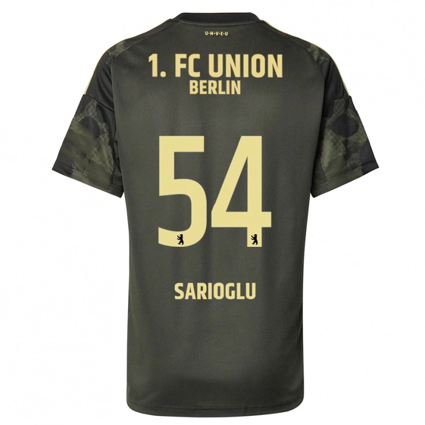 Danxen Hombre Camiseta Defne Sarıoğlu #54 Verde Oscuro Negro 2ª Equipación 2025/26 La Camisa