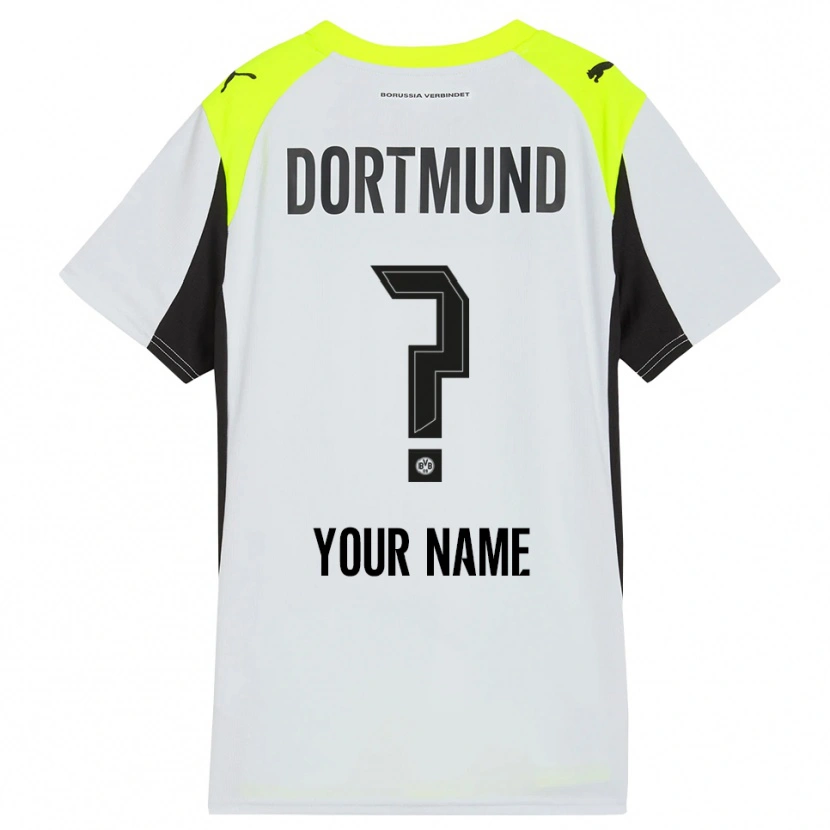 Danxen Hombre Camiseta Su Nombre #0 Amarillo Fluorescente 2ª Equipación 2025/26 La Camisa