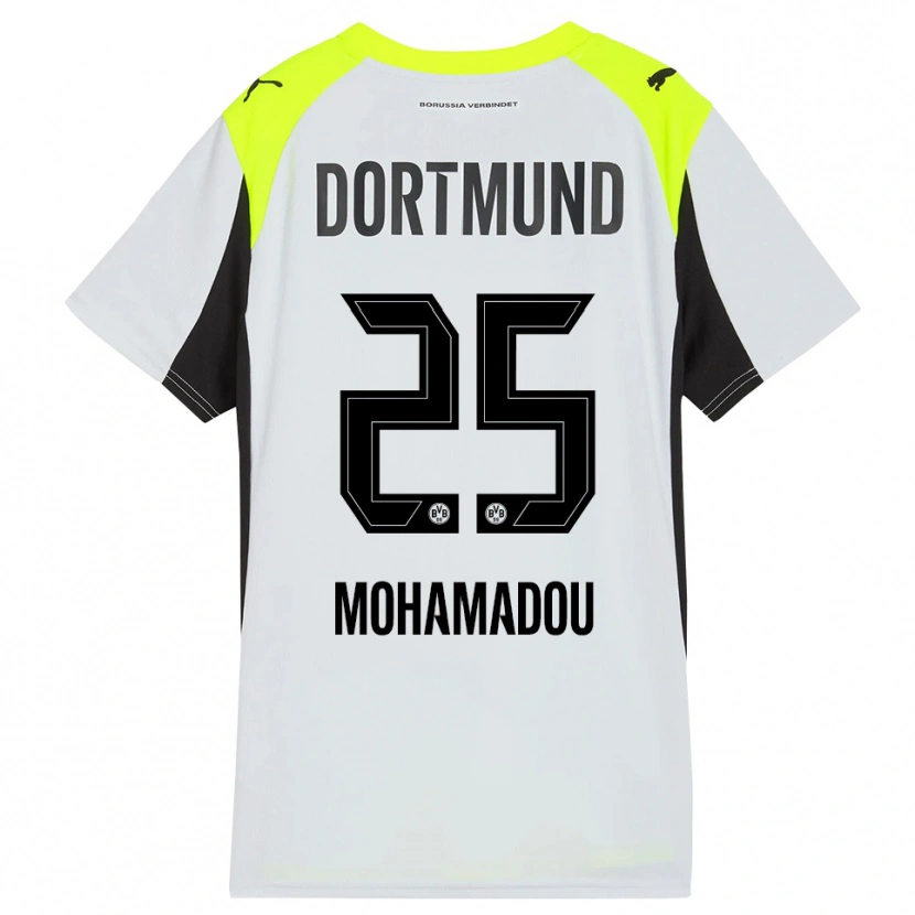 Danxen Hombre Camiseta Hamzath Mohamadou #25 Amarillo Fluorescente 2ª Equipación 2025/26 La Camisa