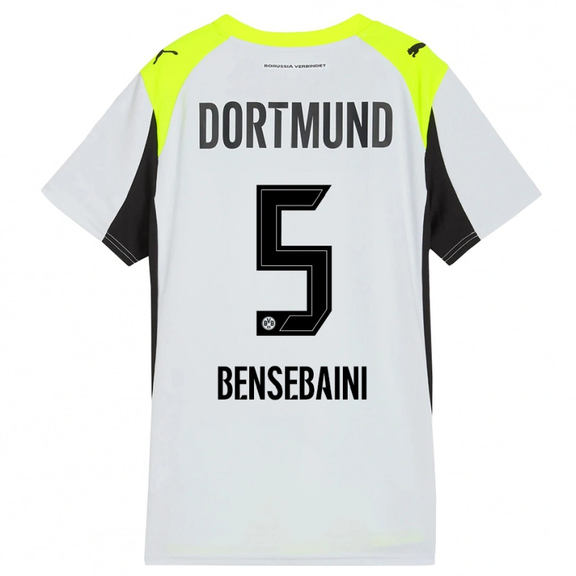Danxen Hombre Camiseta Ramy Bensebaini #5 Amarillo Fluorescente 2ª Equipación 2025/26 La Camisa