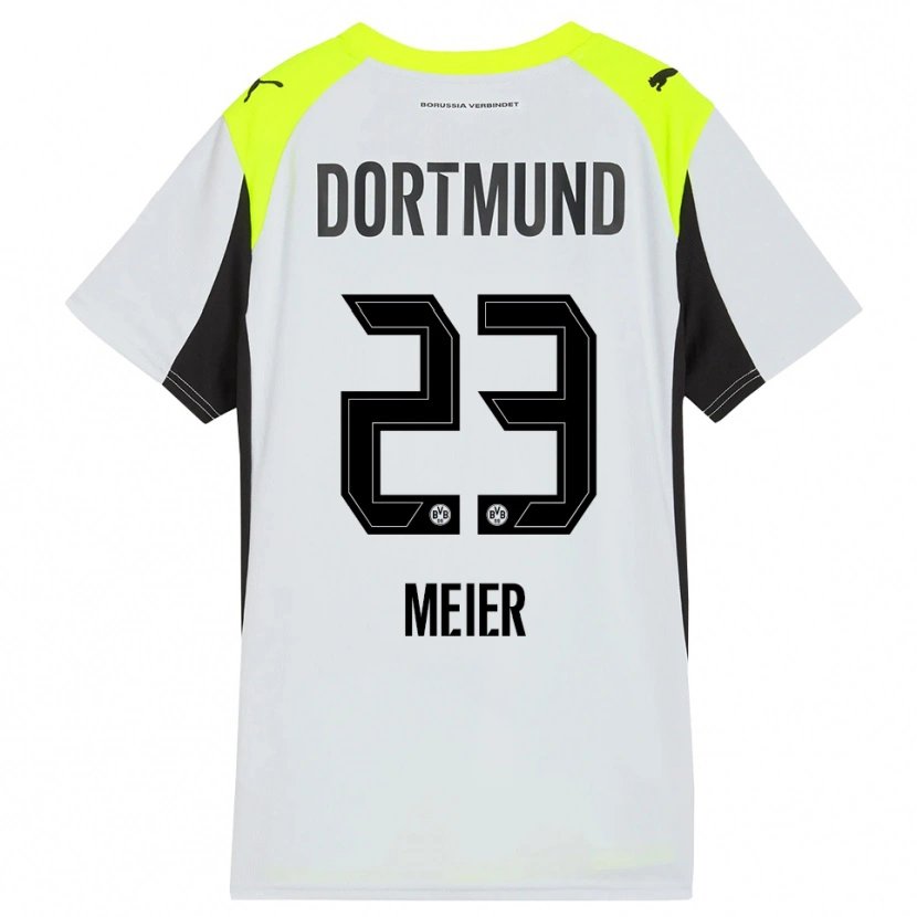 Danxen Hombre Camiseta Maximilian Meier #23 Amarillo Fluorescente 2ª Equipación 2025/26 La Camisa