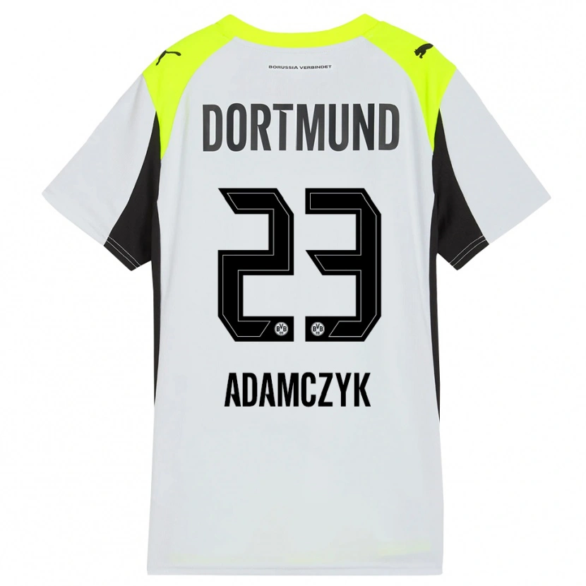 Danxen Hombre Camiseta Nico Adamczyk #23 Amarillo Fluorescente 2ª Equipación 2025/26 La Camisa