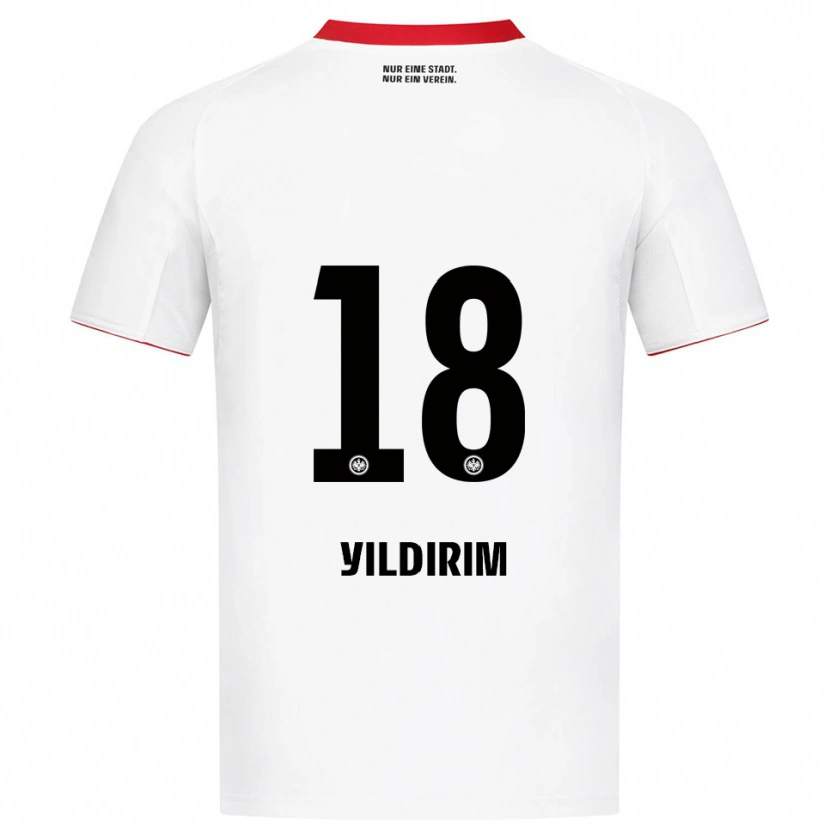 Danxen Hombre Camiseta Metehan Yildirim #18 Blanco Rojo 2ª Equipación 2025/26 La Camisa