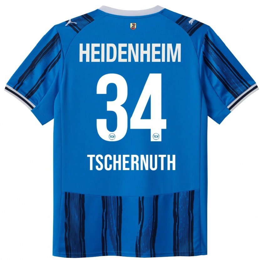 Danxen Hombre Camiseta Paul Tschernuth #34 Azul Marino 2ª Equipación 2025/26 La Camisa