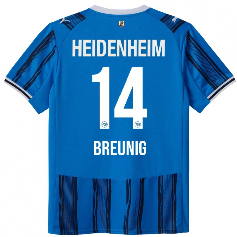 Danxen Hombre Camiseta Maximilian Breunig #14 Azul Marino 2ª Equipación 2025/26 La Camisa