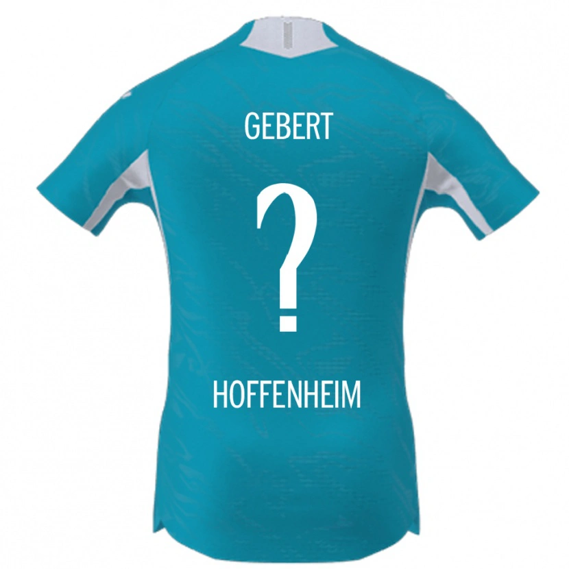 Danxen Hombre Camiseta Ferdinand Gebert #0 Azul Cielo 2ª Equipación 2025/26 La Camisa