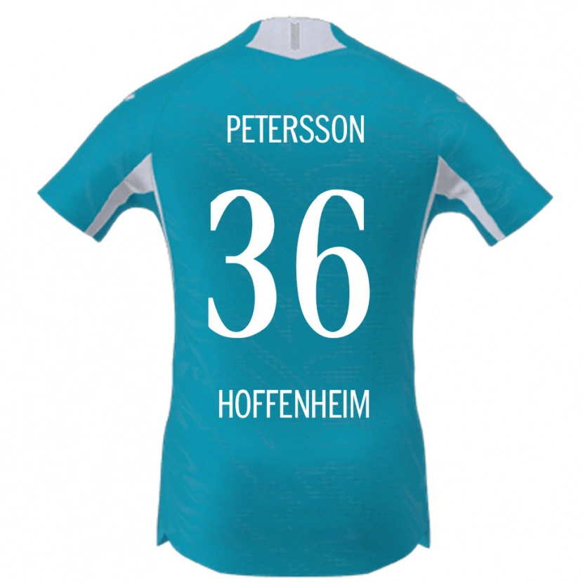 Danxen Hombre Camiseta Lúkas Petersson #36 Azul Cielo 2ª Equipación 2025/26 La Camisa