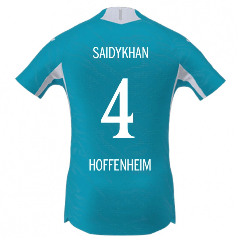 Danxen Hombre Camiseta Ibrahim Saidykhan #4 Azul Cielo 2ª Equipación 2025/26 La Camisa