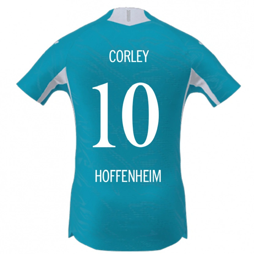 Danxen Hombre Camiseta Gia Corley #10 Azul Cielo 2ª Equipación 2025/26 La Camisa