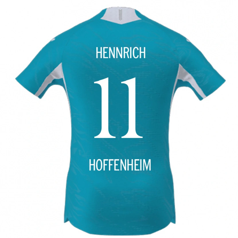 Danxen Hombre Camiseta Paul Hennrich #11 Azul Cielo 2ª Equipación 2025/26 La Camisa