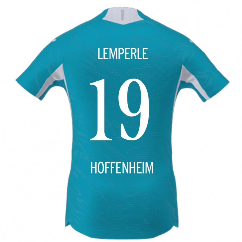 Danxen Hombre Camiseta Tim Lemperle #19 Azul Cielo 2ª Equipación 2025/26 La Camisa