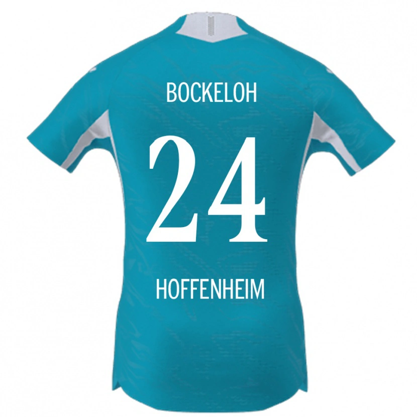 Danxen Hombre Camiseta Leonhard Bockeloh #24 Azul Cielo 2ª Equipación 2025/26 La Camisa
