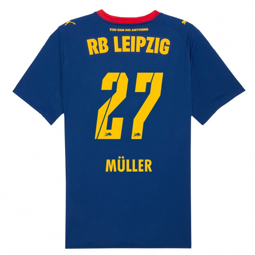 Danxen Hombre Camiseta Marlene Müller #27 Marino Rojo 2ª Equipación 2025/26 La Camisa