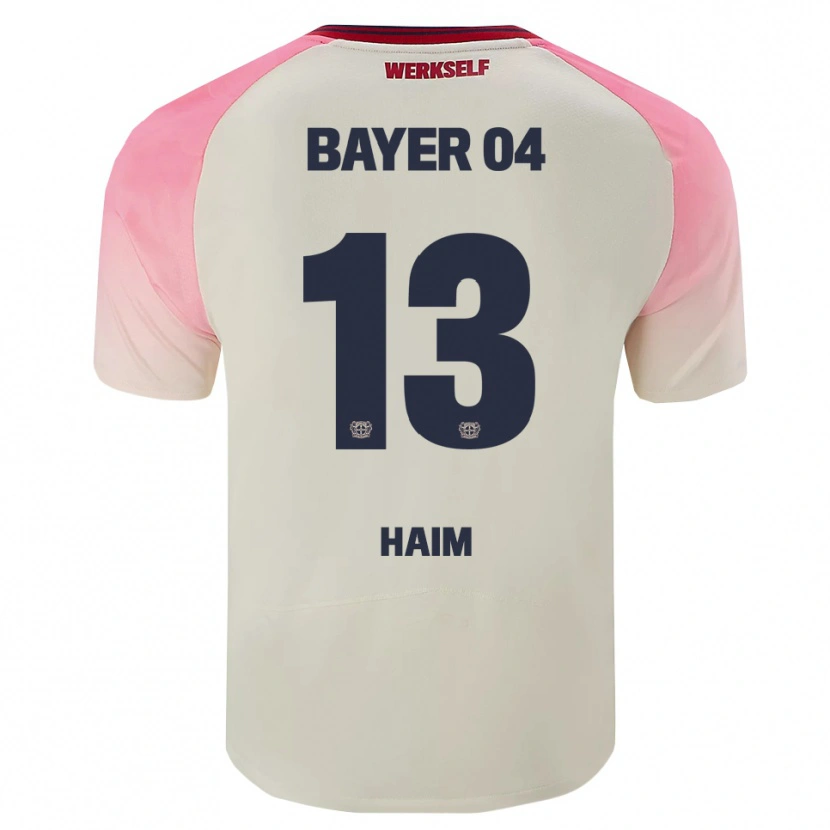 Danxen Hombre Camiseta Vanessa Haim #13 Rosa Blanquecino 2ª Equipación 2025/26 La Camisa