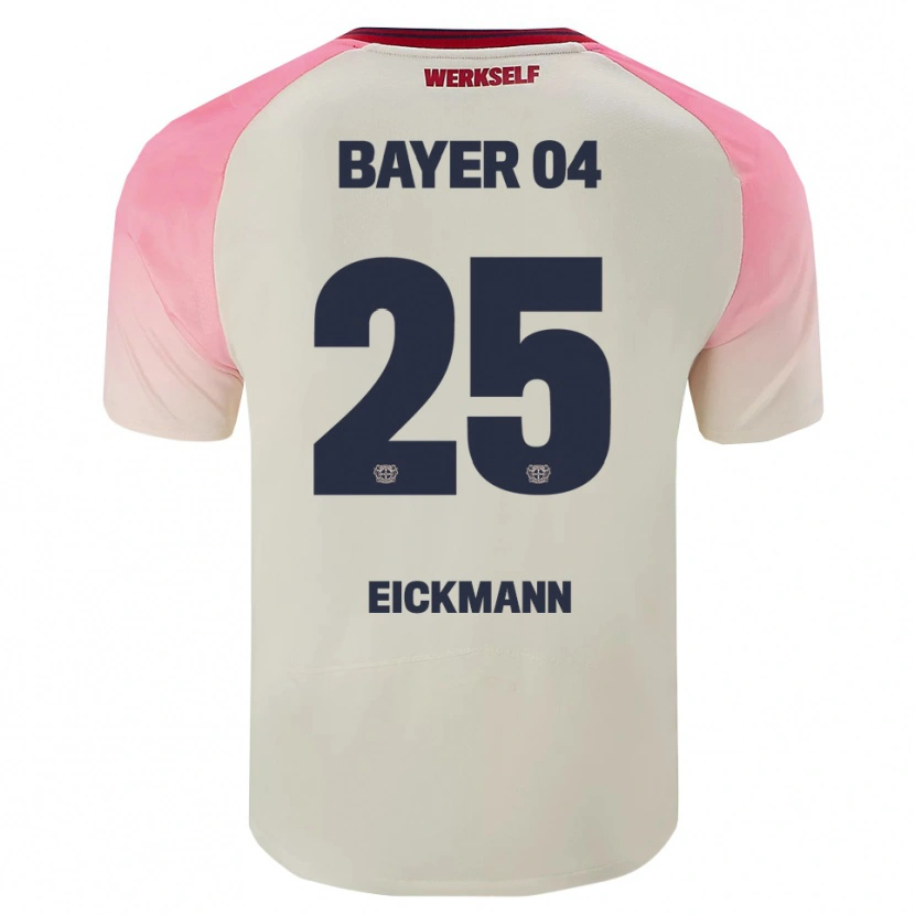 Danxen Hombre Camiseta Mia Eickmann #25 Rosa Blanquecino 2ª Equipación 2025/26 La Camisa