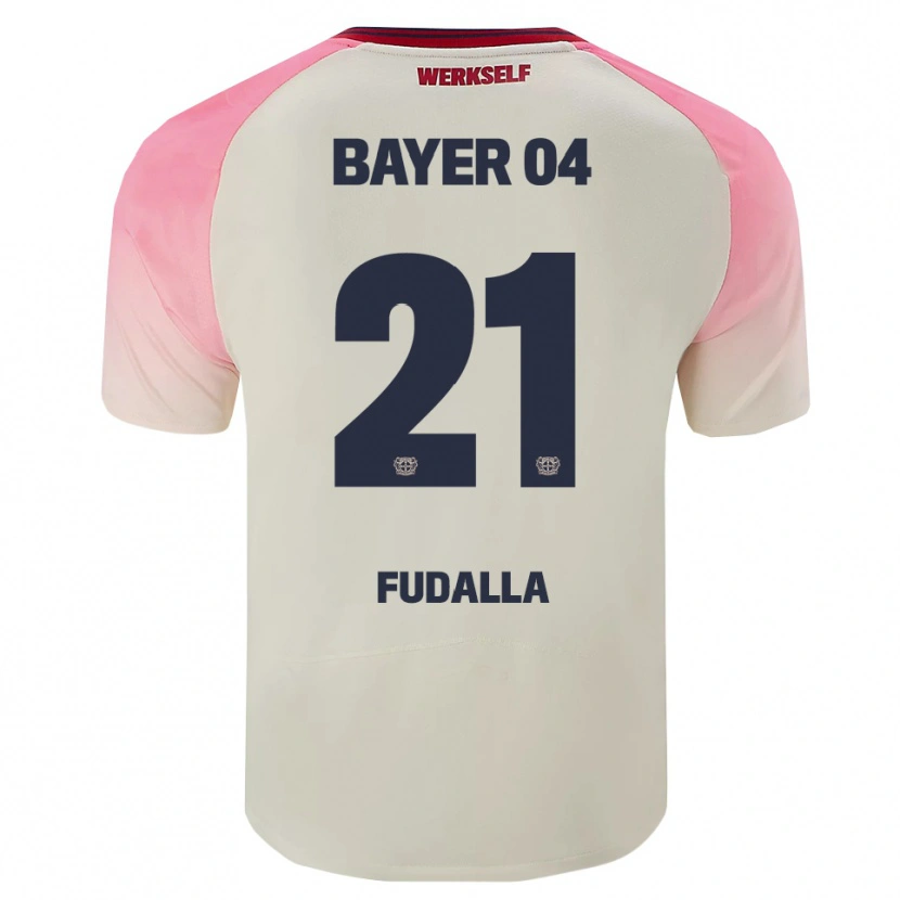 Danxen Hombre Camiseta Vanessa Fudalla #21 Rosa Blanquecino 2ª Equipación 2025/26 La Camisa
