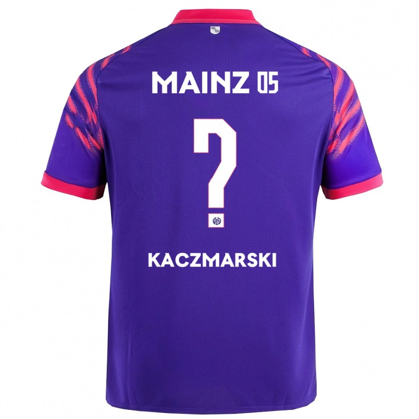 Danxen Hombre Camiseta Piotr Kaczmarski #0 Marino Rosa 2ª Equipación 2025/26 La Camisa