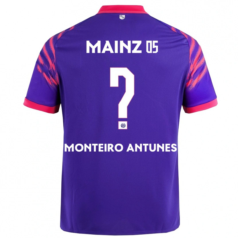 Danxen Hombre Camiseta Rafael Monteiro Antunes #0 Marino Rosa 2ª Equipación 2025/26 La Camisa