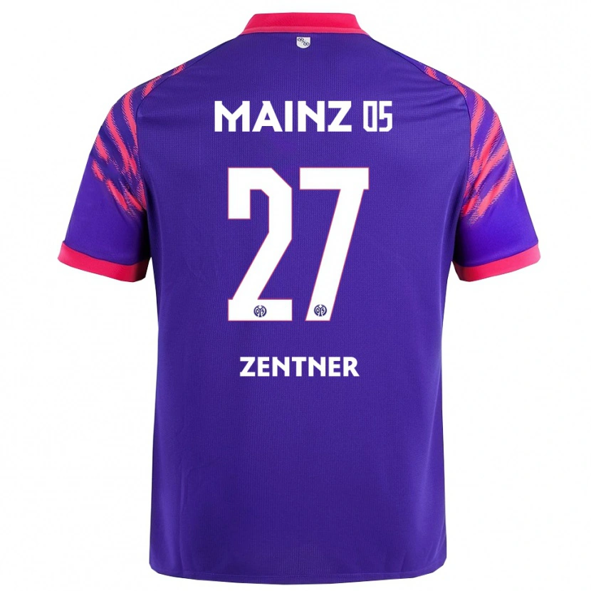 Danxen Hombre Camiseta Robin Zentner #27 Marino Rosa 2ª Equipación 2025/26 La Camisa