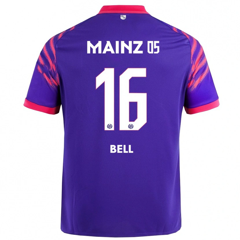 Danxen Hombre Camiseta Stefan Bell #16 Marino Rosa 2ª Equipación 2025/26 La Camisa