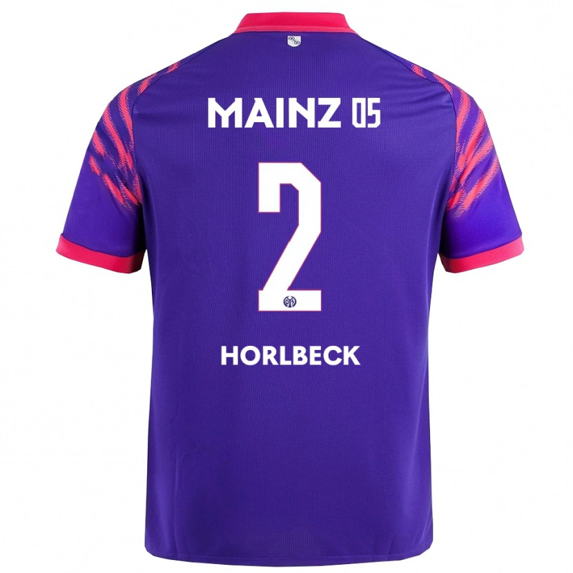 Danxen Hombre Camiseta Dominik Horlbeck #2 Marino Rosa 2ª Equipación 2025/26 La Camisa