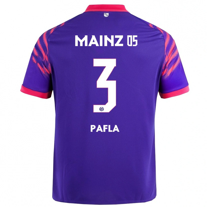 Danxen Hombre Camiseta Noel Pafla #3 Marino Rosa 2ª Equipación 2025/26 La Camisa