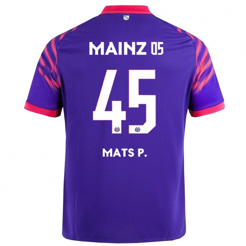 Danxen Hombre Camiseta Mats Preßler #45 Marino Rosa 2ª Equipación 2025/26 La Camisa