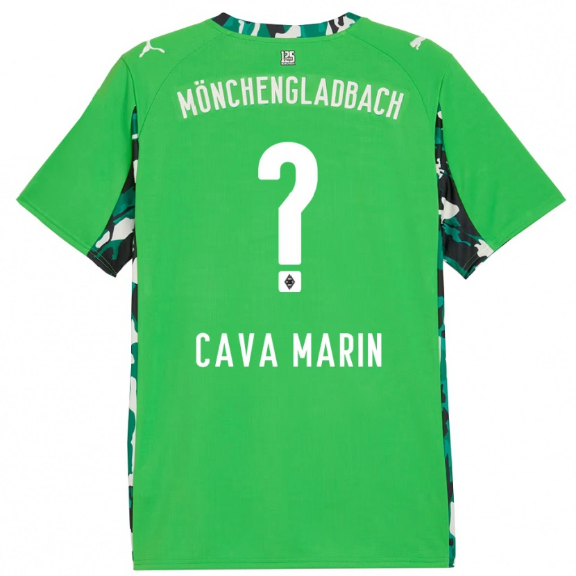 Danxen Hombre Camiseta Sofia Cava Marin #0 Verde Negro 2ª Equipación 2025/26 La Camisa