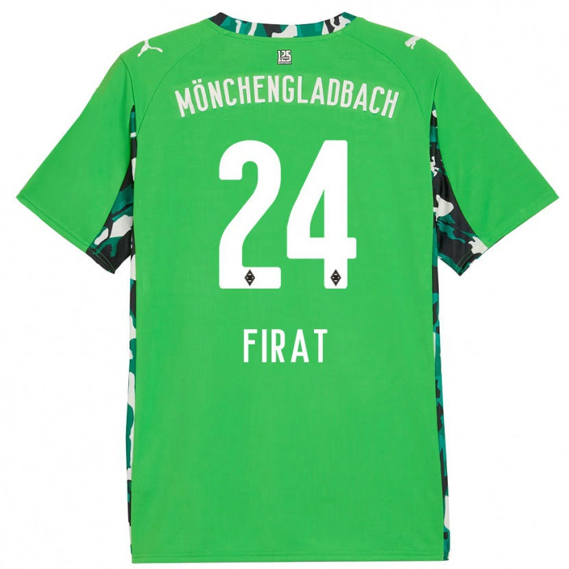 Danxen Hombre Camiseta Kaan Fırat #24 Verde Negro 2ª Equipación 2025/26 La Camisa