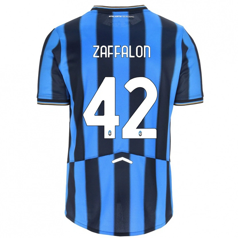 Danxen Mujer Camiseta Lorenzo Zaffalon #42 Azul Cielo Negro 1ª Equipación 2025/26 La Camisa