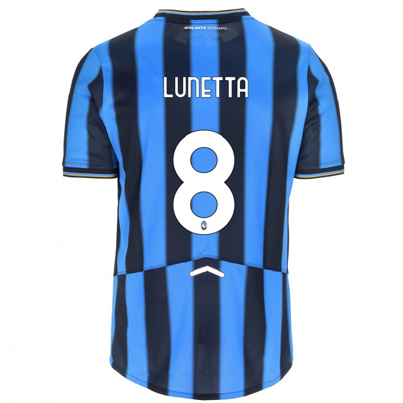 Danxen Mujer Camiseta Gabriel Lunetta #8 Azul Cielo Negro 1ª Equipación 2025/26 La Camisa