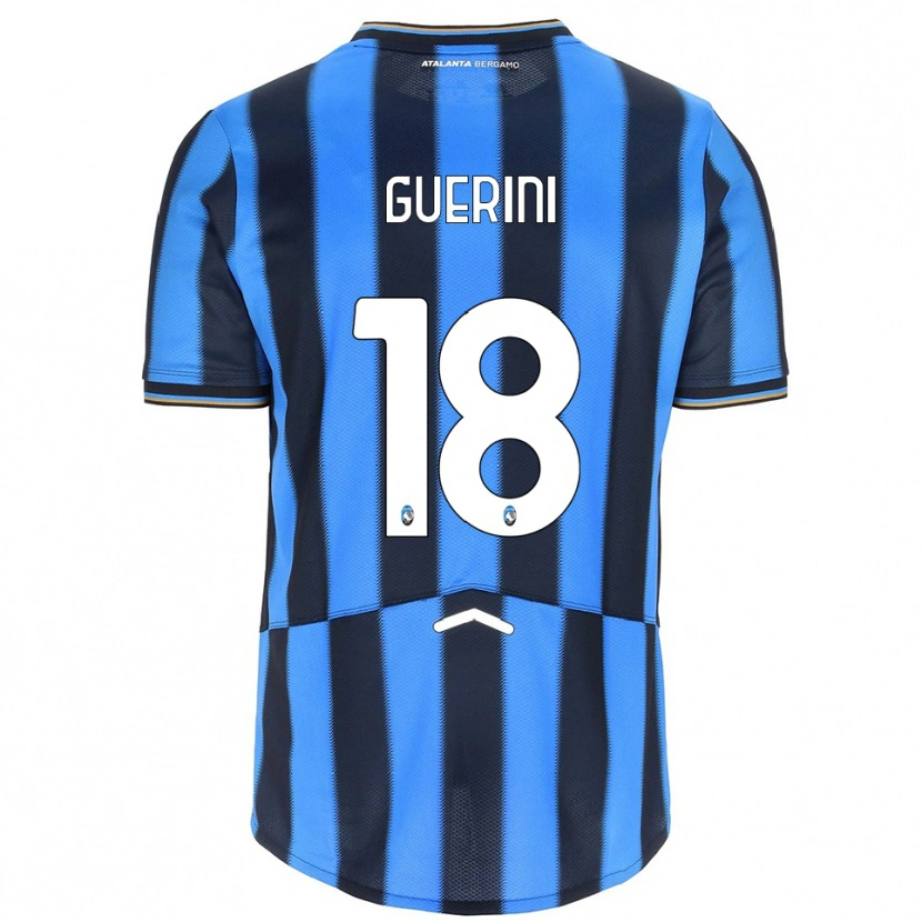 Danxen Mujer Camiseta Alessio Guerini #18 Azul Cielo Negro 1ª Equipación 2025/26 La Camisa