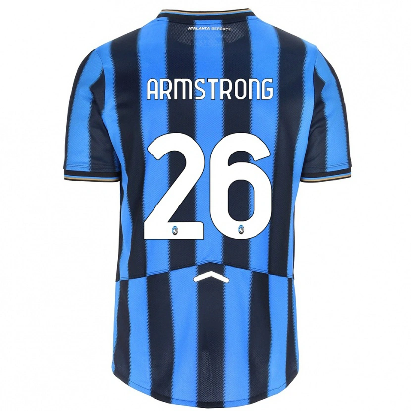 Danxen Mujer Camiseta Daniel Armstrong #26 Azul Cielo Negro 1ª Equipación 2025/26 La Camisa