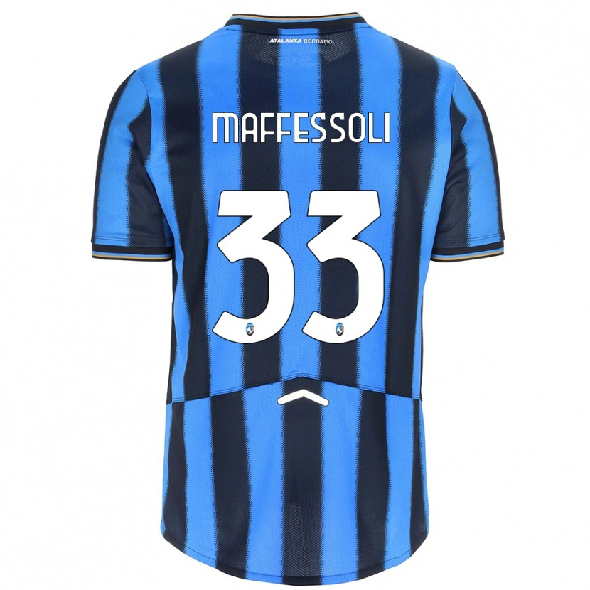 Danxen Mujer Camiseta Manuel Maffessoli #33 Azul Cielo Negro 1ª Equipación 2025/26 La Camisa