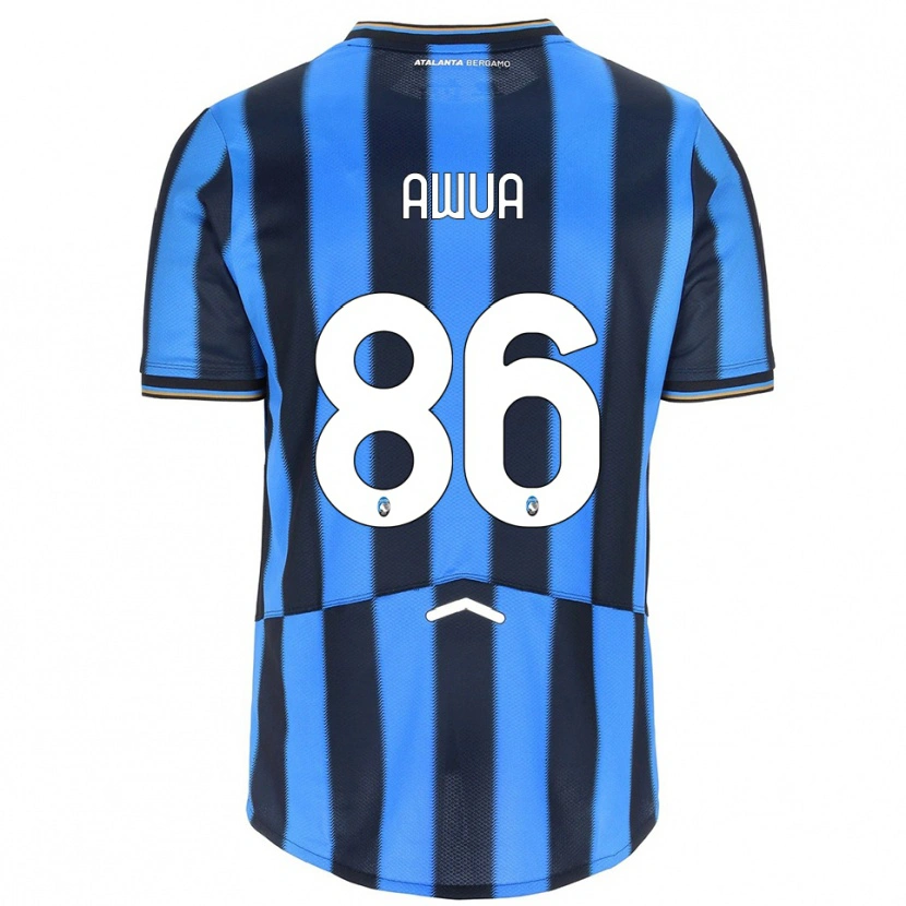 Danxen Mujer Camiseta Theophilus Awua #86 Azul Cielo Negro 1ª Equipación 2025/26 La Camisa