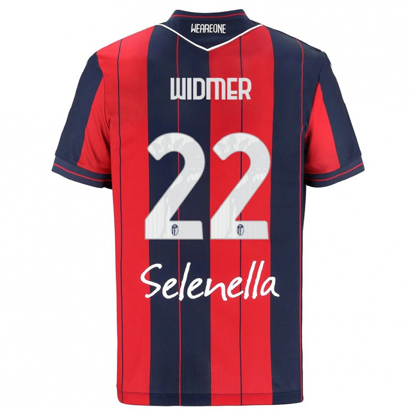 Danxen Mujer Camiseta Renato Widmer D'autilia #22 Rojo Marino 1ª Equipación 2025/26 La Camisa