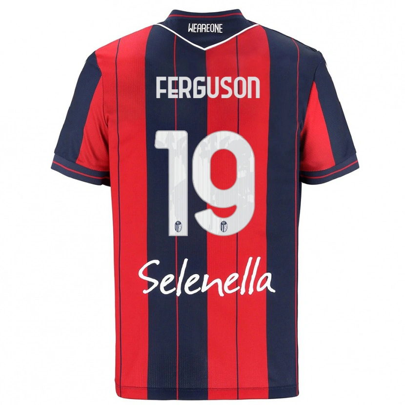 Danxen Mujer Camiseta Lewis Ferguson #19 Rojo Marino 1ª Equipación 2025/26 La Camisa