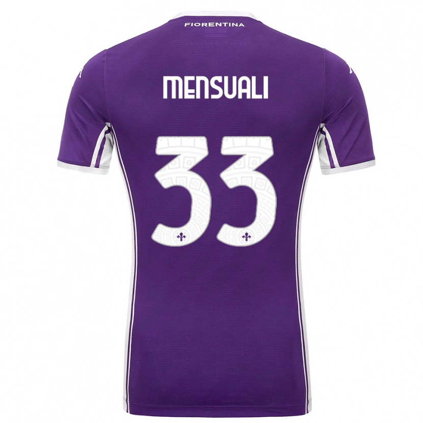 Danxen Mujer Camiseta Alice Mensuali #33 Púrpura Blanco 1ª Equipación 2025/26 La Camisa