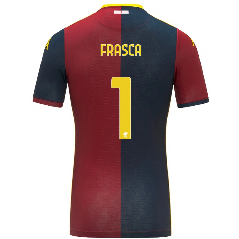 Danxen Mujer Camiseta Andrea Frasca #1 Rojo Azul Real 1ª Equipación 2025/26 La Camisa