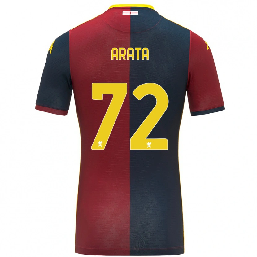 Danxen Mujer Camiseta Stefano Arata #72 Rojo Azul Real 1ª Equipación 2025/26 La Camisa