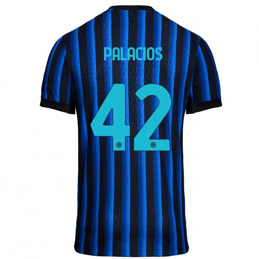 Danxen Mujer Camiseta Tomás Palacios #42 Negro Azul 1ª Equipación 2025/26 La Camisa
