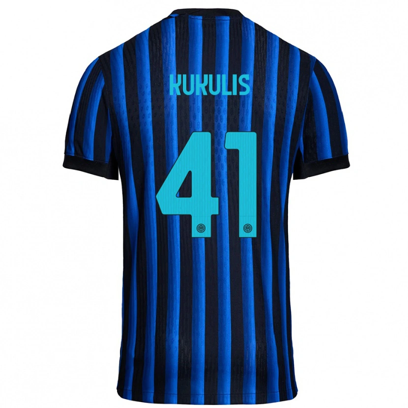 Danxen Mujer Camiseta Roberts Kukulis #41 Negro Azul 1ª Equipación 2025/26 La Camisa